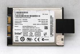 Ssdsa1mh080g2le Intel 80gb Ssd 1.8 Sata Inch 3gb/s Used/wiped