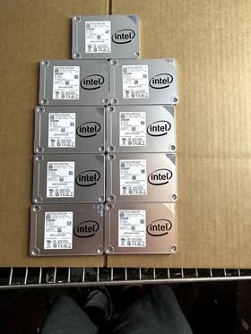Ssdsc2kf360h6 Intel Pro 5400s 360gb 2.5 Inch Sata Solid State Drive Lot Of 9