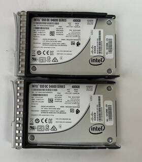 Ssdssc2kg480g7k Intel Lot Of 2 S4600 Series 480gb 2.5 Sata Solid State Drive