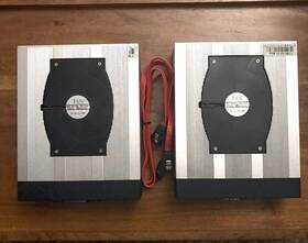T-7m1hd-blue Istarusa Lot Of 2 5.25 To 3.5 2.5 Hdd Ssd Hot-swap Rack With Cables