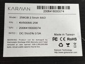 Kv500ss-256 Karavan 256 Gb Sata Iii 2.5 In Solid State Drive