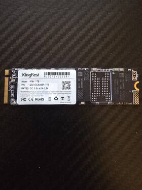 2321dc525bf-1tb Kingfast M.2 Internal Ssd 1tb Black F8n Model