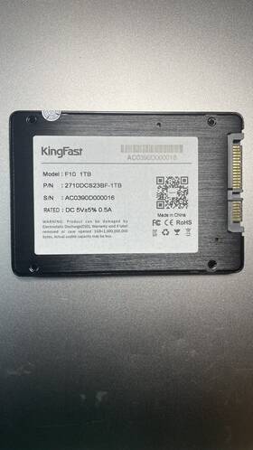 2710dc523bf-1tb Kingfast 2710dcs23bf-1tb - F10 1tb Sata Solid State Drive Vg