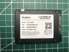 2710dcs23bf-512 Kingfast F10 512gb 2.5 Inch Ssd Internal Sata Solid State Drive