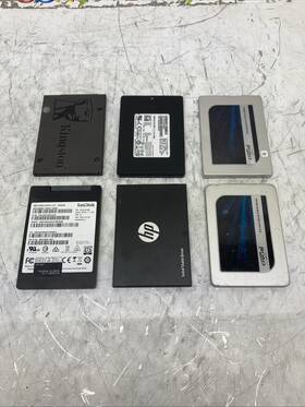 240-275gb Kingston Lot Of 6 Assorted 2.5 Inch Sata Ssd
