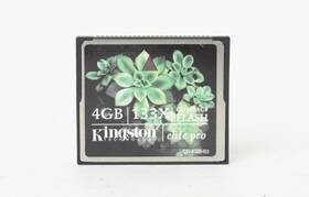 4gb-133x Kingston 4gb 133x Compact Flash Cf Memory Card For Nikon Canon