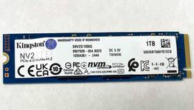 50026b7686fb7dcb Kingston Nv2 1tb M.2 Nvme Internal Ssd Snv2s/1000g