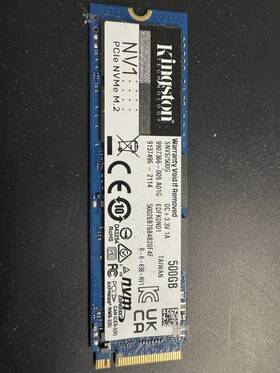 Snv3s Kingston 740617344806 Nv3 500gb M.2 Nvme Ssd Pcie 4.0 Up To 5000 Mbs Snv3s/500g Solid State