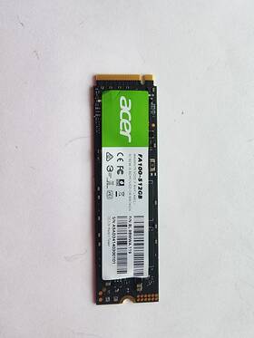 Fa100-512gb Kingston Fa100-512 Acer Nvme Ssd Drive M.2 2280 Pcie 3.0 X4