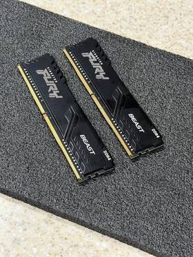 Kf432c16bbk2 Kingston Kf432c16bbk2/32 Fury Beast 32gb 2x16gb Ram Ddr4 3200mhz