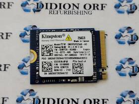 Om3pdp3256b-ad Kingston 256gb M.2 Nvme 2230 Ssd Grade A Sku 21307