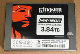 Sedc450r3840g Kingston 3.84tb 2.5 Inch Sata 6gb/s Dc450r Data Center Series 4tb Ssd 99.5%