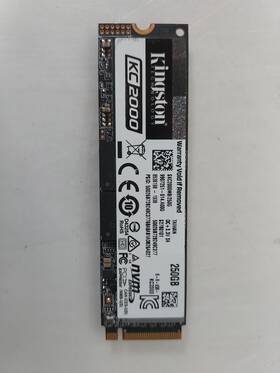 Skc2000m8250g Kingston Kc2000 250 Gb Nvme 80mm Solid State Drive