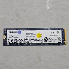4000g Kingston Snv2s/4000g Nv2/snv2s/4000g 4tb Solid State Drive Ssd - Pcie 4.0 Nvme M.2 Fast Sh