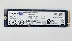 4000g Kingston Snv3s/4000g 44hrs Only Nv3 M.2 2280 4tb Nvme Pcie 4.0 Ssd Upto 6000mb/s