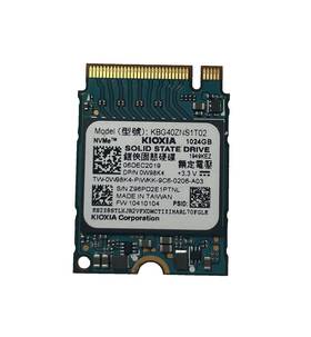 Kbg40zns1t02 Kioxia 0w98k4 1tb Nvme M.2 2230 Pcie 3.0 X4 Internal Ssd
