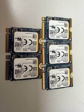 Kbg5azns256g Kioxia 5x M.2 2230 Nvme Pci-e Gen 3 X4 256gb Ssd Free Shipping