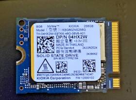 Kbg60zns256g Kioxia Bg6 256gb M.2 2230 Nvme Internal Ssd Dell P/n 04hx2w Test