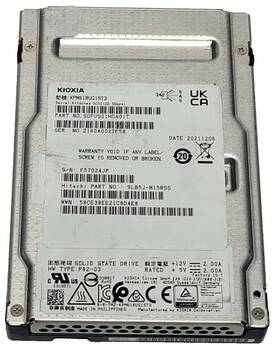Kpm61rug15t3 Kioxia 15.3tb 2.5 Inch Sas Ssd Solid State Drive 98% Health