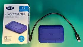 Stna4000400 Lacie 3wyap3-570 Lightly Used - 4tb Rugged Ssd Pro5 Thunderbolt 5