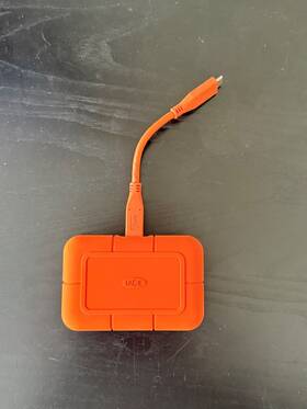 Sthr500800 Lacie Rugged Ssd 500gb Solid State Drive Usb-c Usb 3.2 Nvme Speeds Up To 1050m
