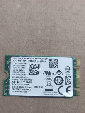 5ss0v15985 Lenovo 01fr577 128gb M.2 2242 Pcie Nvme Ssd Solid State Drive Cl1-4d128