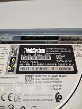 4xb7a90874 Lenovo Thinksystem 960 Gb Solid State Drive - 2.5 Inch Internal Sata Sata/600