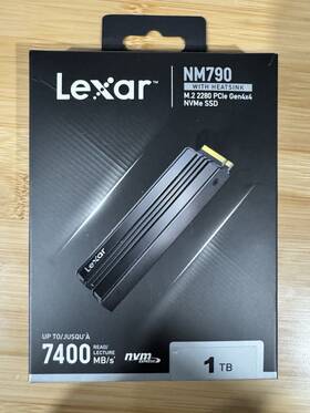 Nm790 Lexar 843367131488 1tb Ssd With Heatsink Pcie Gen4 Nvme M.2 2280 Internal