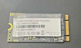 Lnm520-512rbna Lexar Lnm520512rbna Nm520 512gb M.2 2242 Pcie 3.0 X2 Internal Solid State Drive