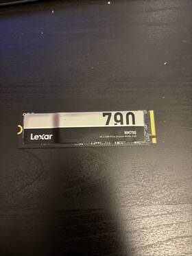Lsl500x001t-rnbnu Lexar Media 1tb Nm790 M.2 Int Ssd 7000mbs Used For One Day Windows Activated