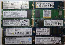 Ca38d256 Lite-on Lot Of 5 Mixed Brand Wd/samsung/sk Hynix 256gb Pcie Nvme Ssd M.2 2280 Drive