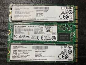 Cv8-8e128-11 Lite-on /l8h-128v2g Lot Of 3 128gb M.2 2280 Sata Ssd 100% Health