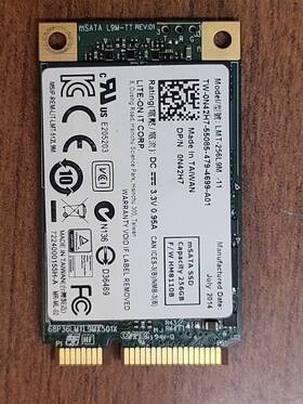 Lmt-256l9m-11 Lite-on N42h7 Original Dell Latitude E7240 256gb Msata Ssd Windows 11