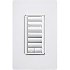 Rrd-w6brl-wh Lutron Radiora 2 Wall Mount 6-button Keypad With Raise/lower