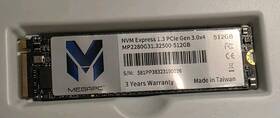 Mp2280g31.32500-512gb Megapc 512gb 2280 Pcie Gen 3 X4 Ssd Nvme 1.3 Solid State Drive M.2