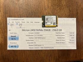 0gnt1w Micron 2450 Nvme M.2 256gb Ssd Gen 4x4 Dell P/n