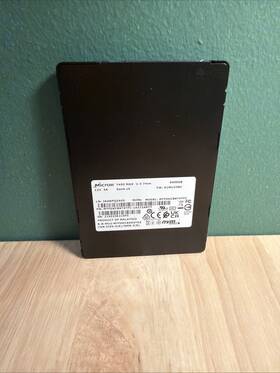 6.4tb Micron 649528925718 7400 Max U.3 Nvme 7mm Enterprise Ssd Pre-owned