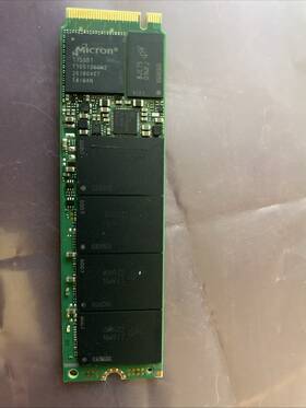 Eefdhba1t0tck-eat1zabyyes Micron 1tb Nvme Pcie Gen3x4 Ssd 2300 Mtfdhba2t0tdv 1024gb Dpn 0n30ny Genuine