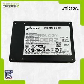 Mk001600kwetf Micron 7100 Max 1.6tb Pcie Gen3 2.5 Inch Solid State Drive Pulled