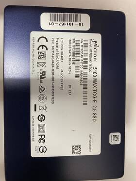 Mtfddak1t6tcc-1ar16abcb Micron 5100 Max 1.6tb Tlc 6gb/s Sata Ssd