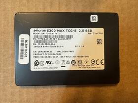 Mtfddak1t6tdt Micron 5300 Max Tcg-e 1.6tb Ssd Ev Sed-e Sff Sata 6gb/s 2.5 Inch -above 95% Health