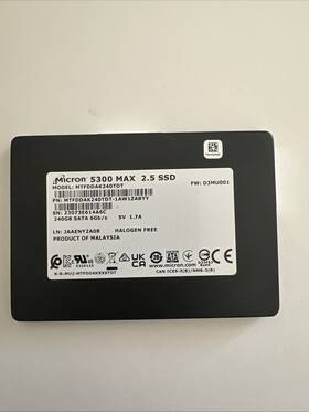 Mtfddak240tdt Micron 5300 Max 240gb 6g 2.5 Inch Sata Ssd