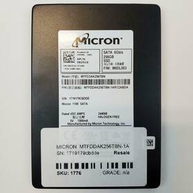 Mtfddak256tbn-1ar1zabda Micron 256gb 2.5 Inch Sata Internal Ssd Grade A