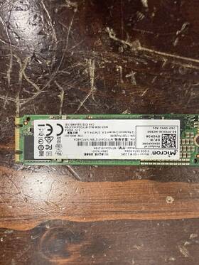 Mtfddak256tbn-1atazab0 Micron 1100 Sata 655s M.2 2280 256gb Internal Ssd Green Solid State Drive