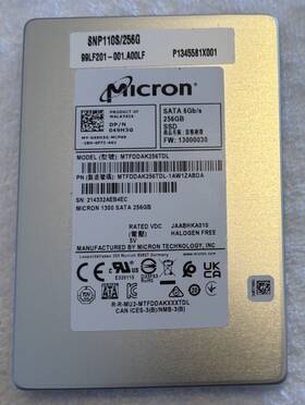 Mtfddak256tdl-1aw1zabda Micron Lot Of 23 256gb 1300 2.5in Sata