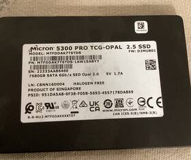 Mtfddak7t6tds-1aw15abyy Micron 5300 Pro 7.68tb 2.5in Sed Sata Ssd