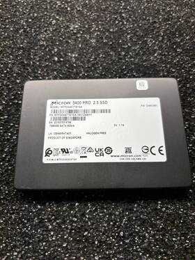 Mtfddak7t6tga-1bc1zabyy Micron 5400 Pro 7.68 Tb 2.5 Inch Sata 6gb/s Internal Ssd Est