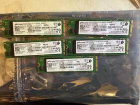 Mtfddav256tol Micron 1300 M.2 2280 256gb Sata Ssd Lot Of 5 Drives
