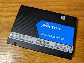 Mtfdhal7t6tdp Micron 7.68tb 9300 Pro Pcie 3.0 Nvme 2.5ftft U.2 Ssd - 100% Health