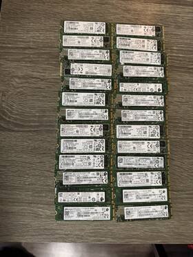 Mtfdhba512tdc Micron Sk Hynix 23x Lot Mixed Brands Nvme Ssd 256 Gb